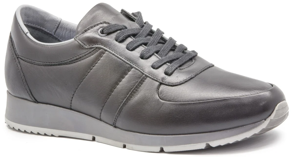 

Gedikpasali Lsn S08 Black 2022 Summer Season Men 'S Real Cow Leather Sneakers Lightweight Business Elevator Dress Daily Casual Use
