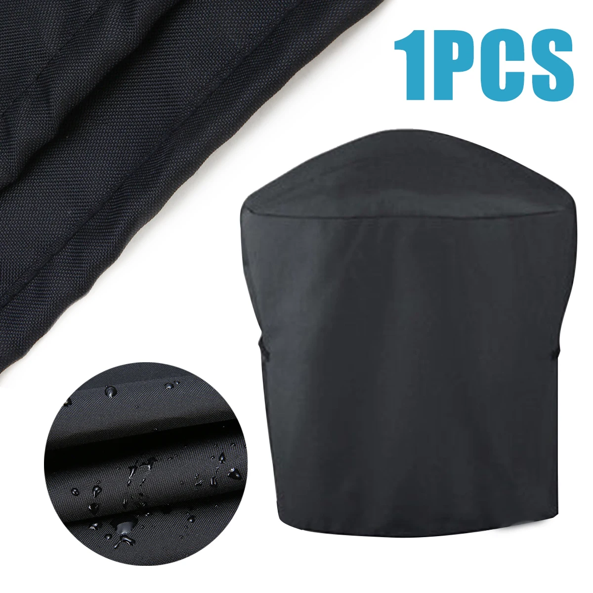 

1 Pc Durable BBQ Grill Cover Barbeque Rolling Cart Grill Cover for Q1000 Q2000 Series Protector Anti-Dust Outdoor Grill Cover