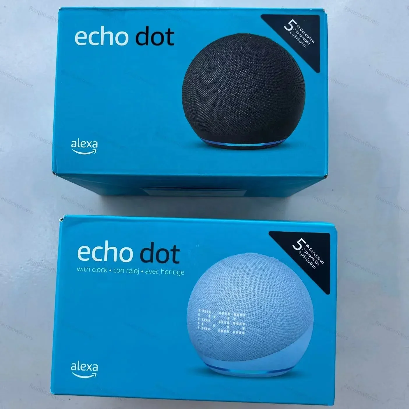 Ama зона Echo Dot 5-е поколение + умный динамик уголь Alexa — совершенно новый