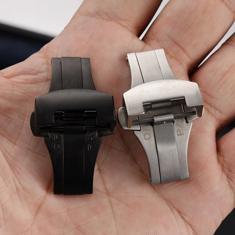 

Watch Accessories Buckle FOR Panerai PAM111 114 Wrist Button Solid Stainless Steel Butterfly Safety Buckle Replace Clash 20 22mm