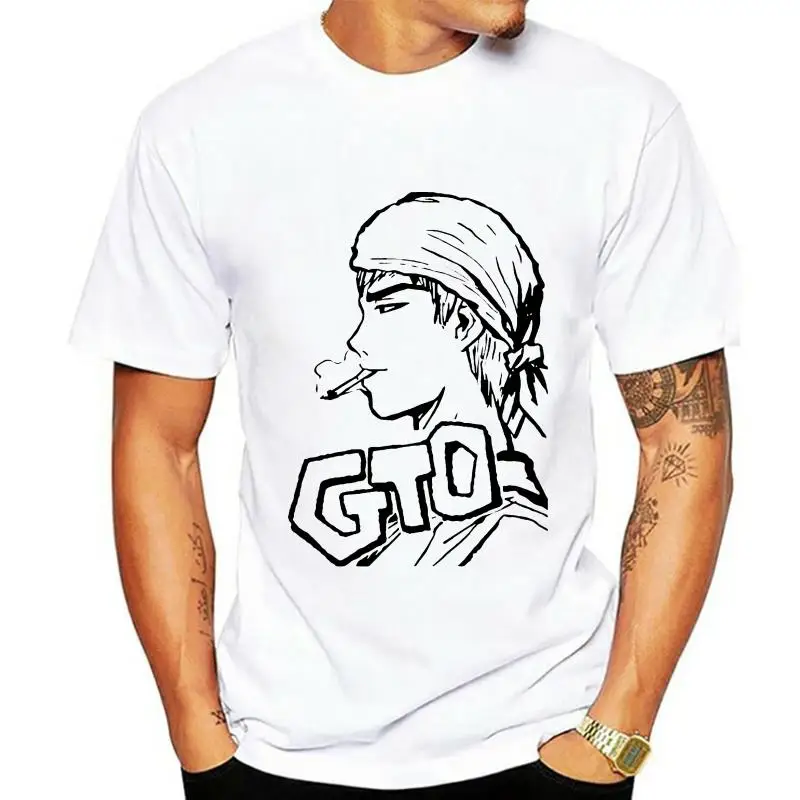 

Новейший дизайн, мужские футболки GTO, отличный учитель, Onizuka, футболка с короткими рукавами из чистого хлопка с круглым вырезом для мальчиков