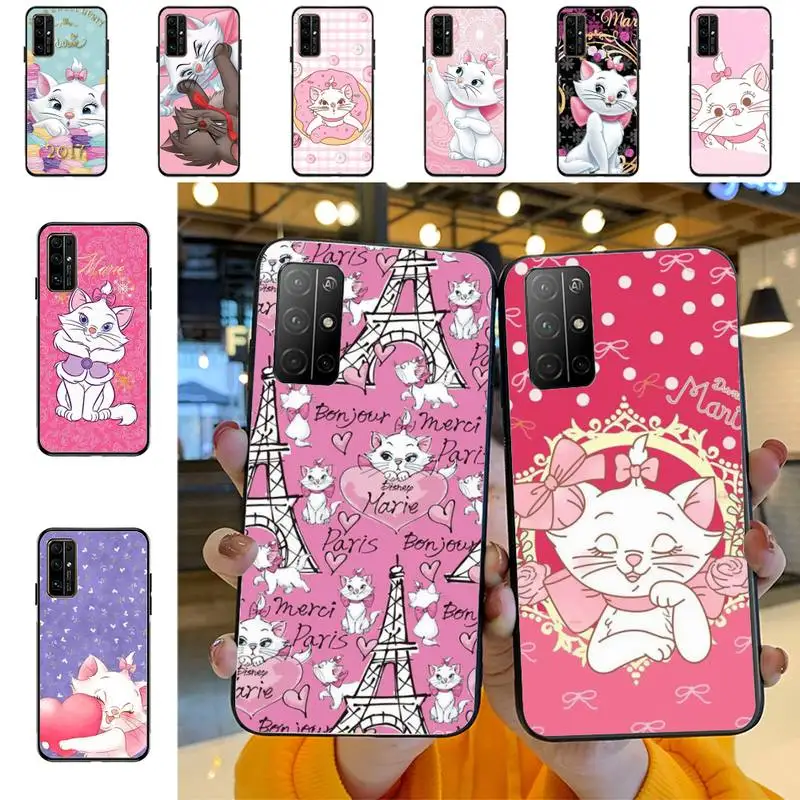 

Disney Marie Cat Phone Case for Huawei Honor 10 i 8X C 5A 20 9 10 30 lite pro Voew 10 20 V30