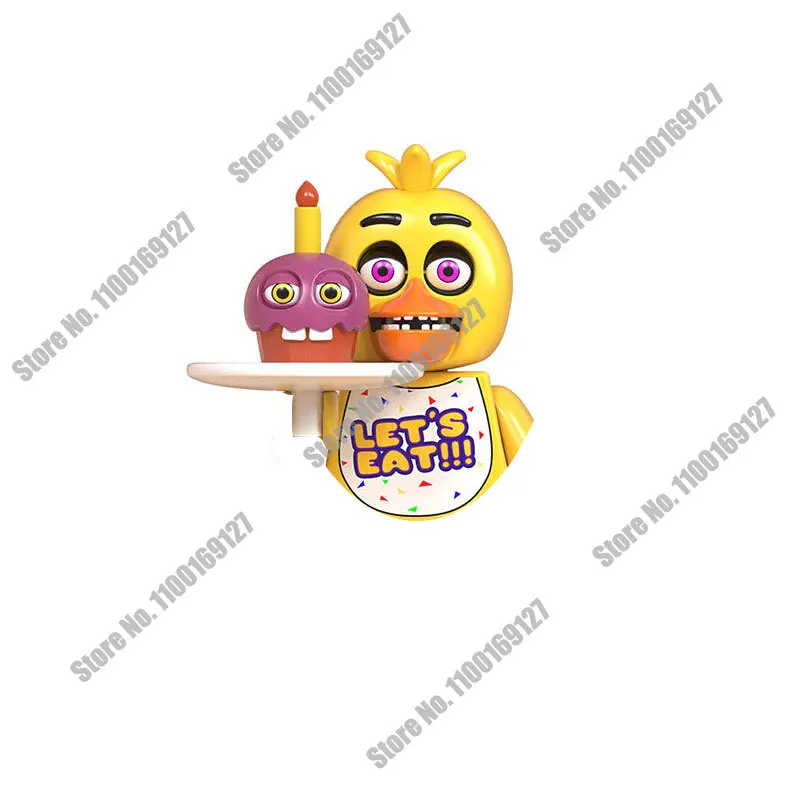 Мини-кирпичи WM6074 WM6097 фигурка игры FNAF искусственная кожа триллер кошмарный