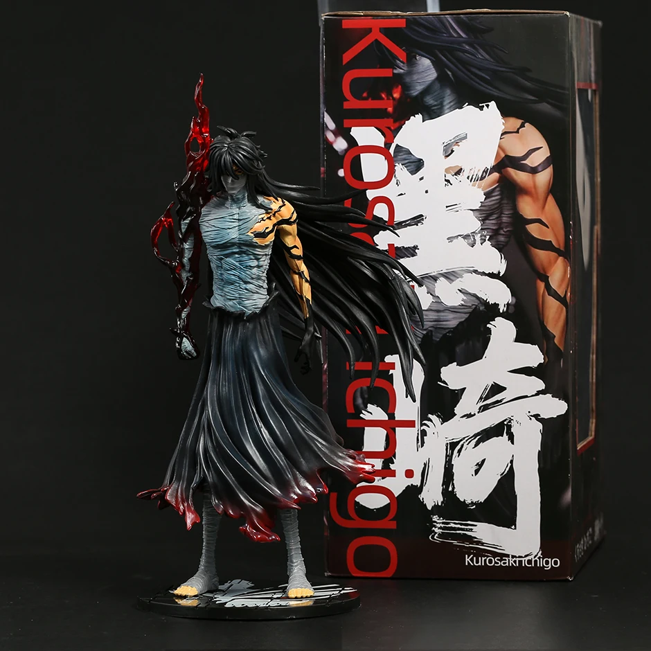 

Блич Ичиго Куросаки финальная модель Getsuga Tenshou из ПВХ, статуэтка, коллекционная игрушка, Подарочная кукла