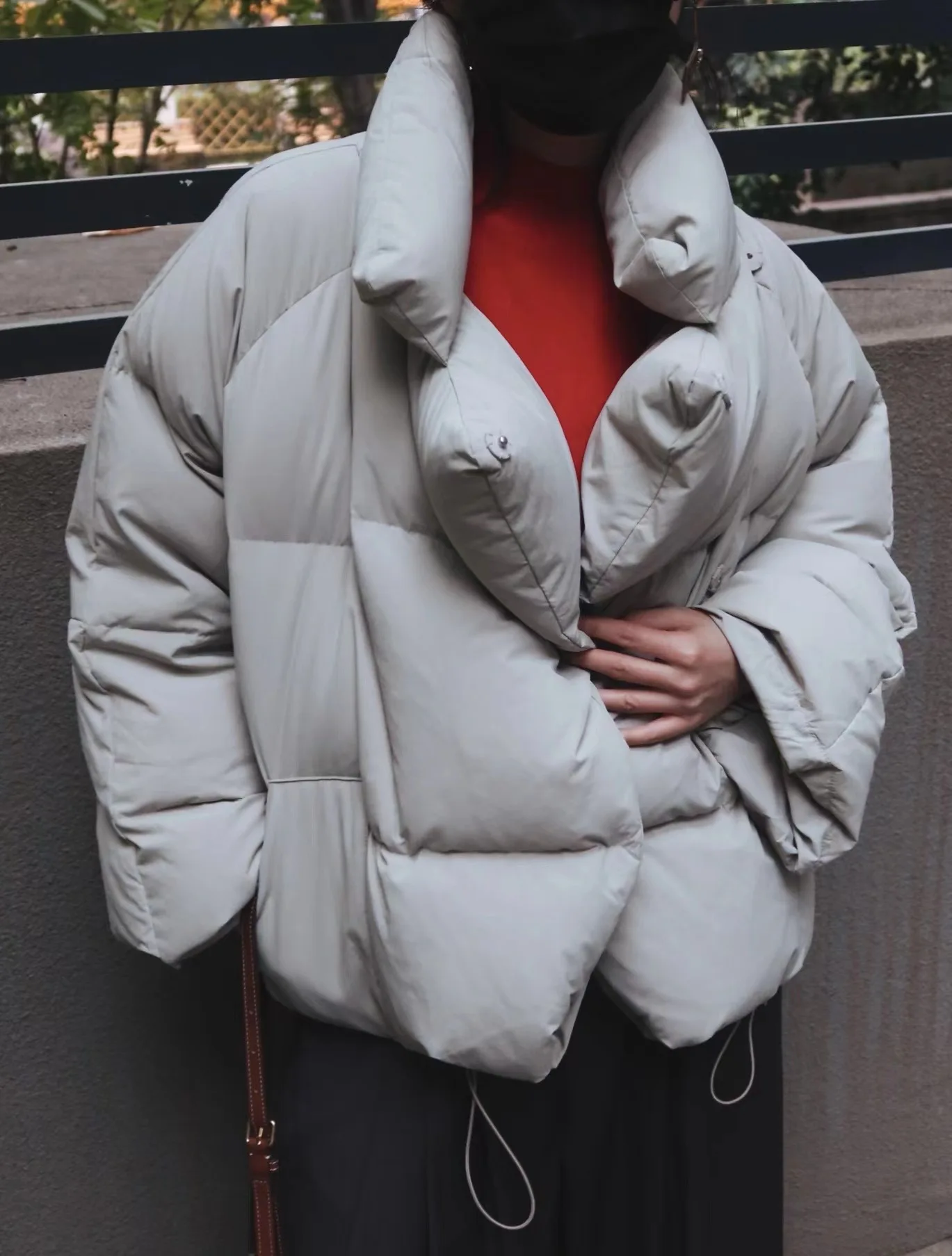 Irregular Bread Down Jacket Autumn Winter 2022 New Women's Bread Clothing Women's Clothing Jackets Coats Cotton Clothes
