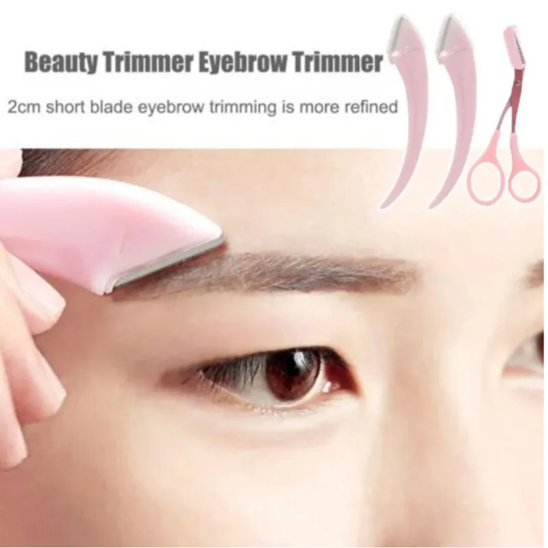 

Professional Eyebrow Trimming Knife Eyebrow Face Razor For Women Eyebrow Scissors With Comb Brow Trimmer Scraper Accessories