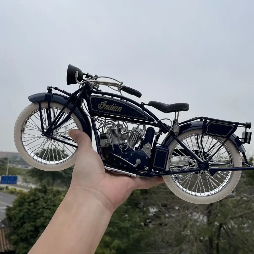 

1/6 American Classic Indian Motorcycle Diecast Model Motorcycle Motor Car Collection Furnishing Articles