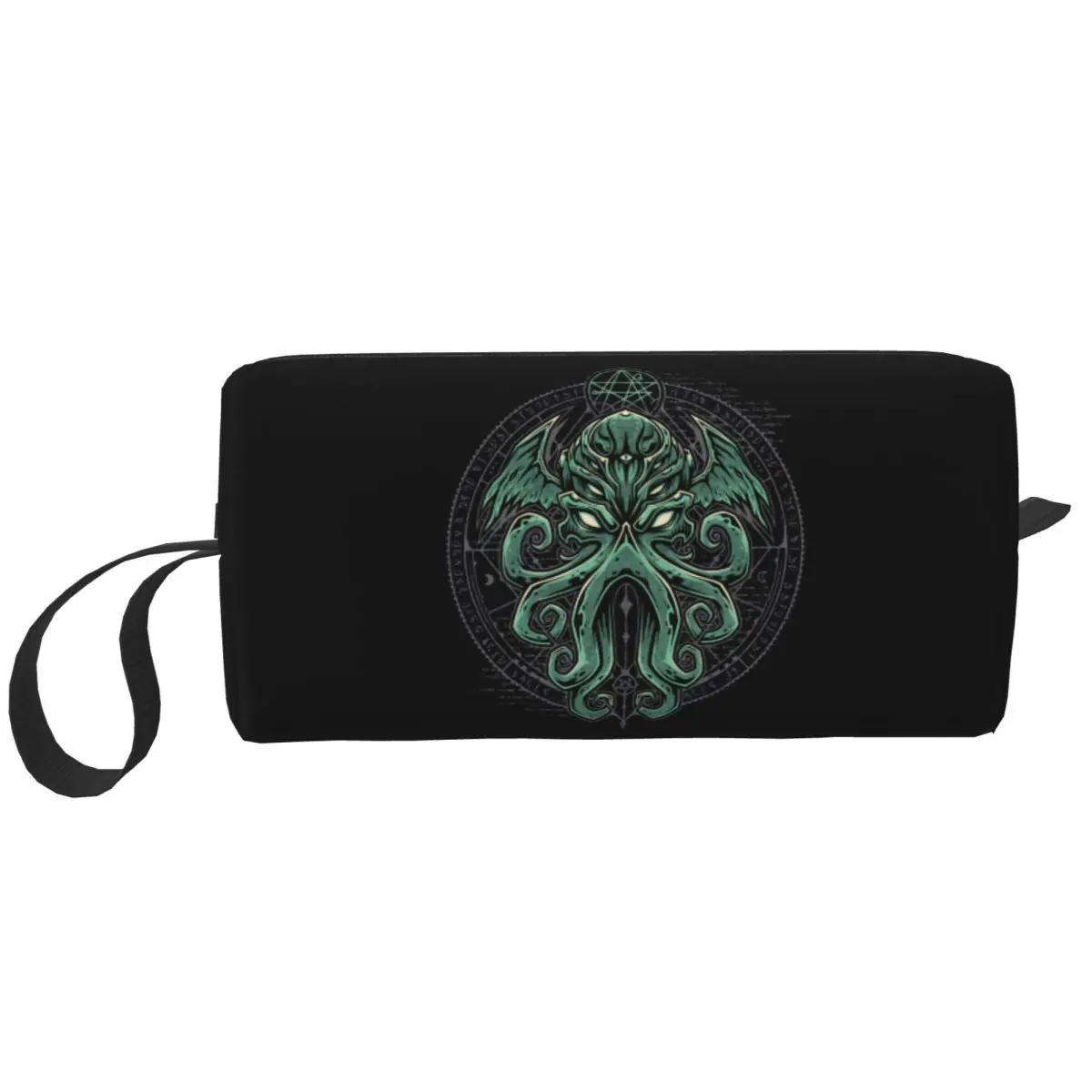 

Travel Great Cthulhu Toiletry Bag Cute Horror Movie Lovecraft Cosmetic Makeup Organizer for Women Beauty Storage Dopp Kit Case