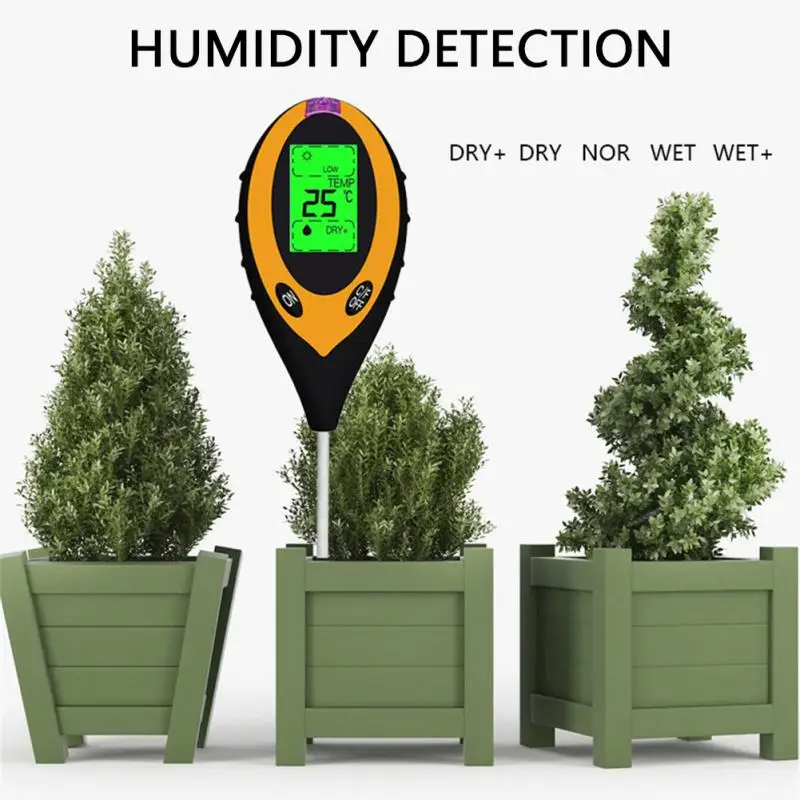 

Tester Soil In Garden 1 Lcd Tools Professional 4 Meter Accessories Display With Ph Blacklight Ph Tester Moisture Soil Acidity