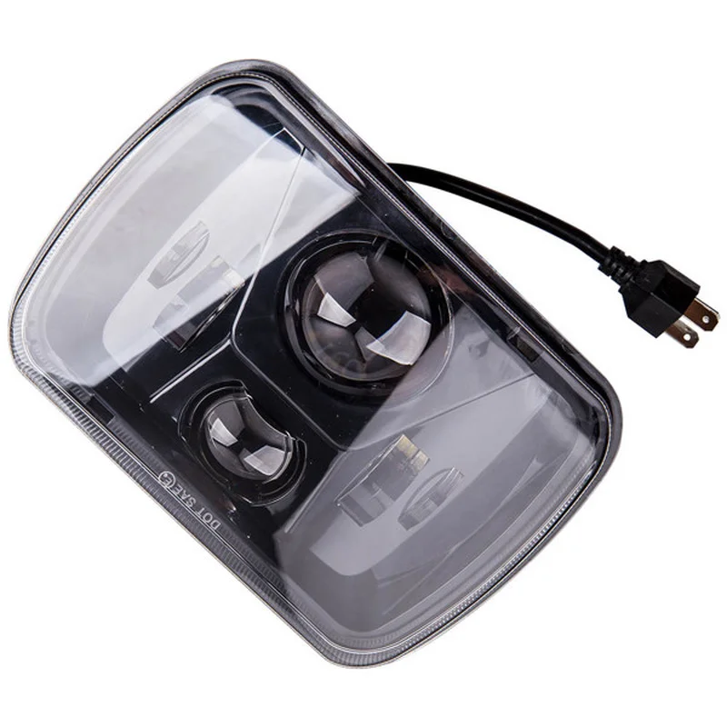 

7X6" 5X7" LED Headlight For Jeep Wrangler YJ 1986-95 for Cherokee XJ 1984-2001