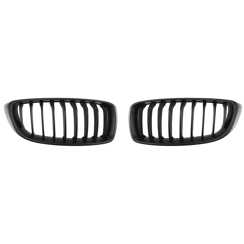 

Car Front Matte Black Grille Grilles Strip For BMW 4 Series F32 F33 F36 F82 51137294813,51137294814