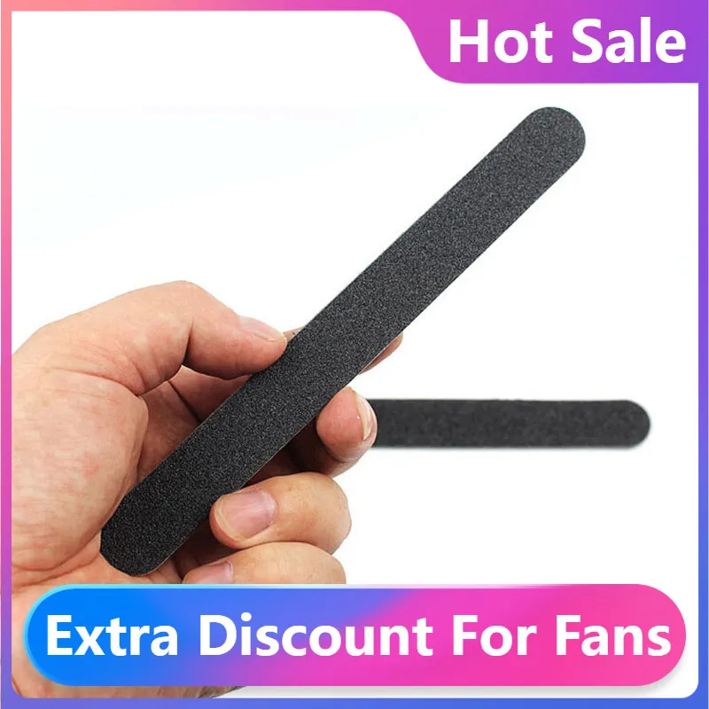 

1/3/5 шт., двусторонняя пилка для ногтей, с наждачной бумагой