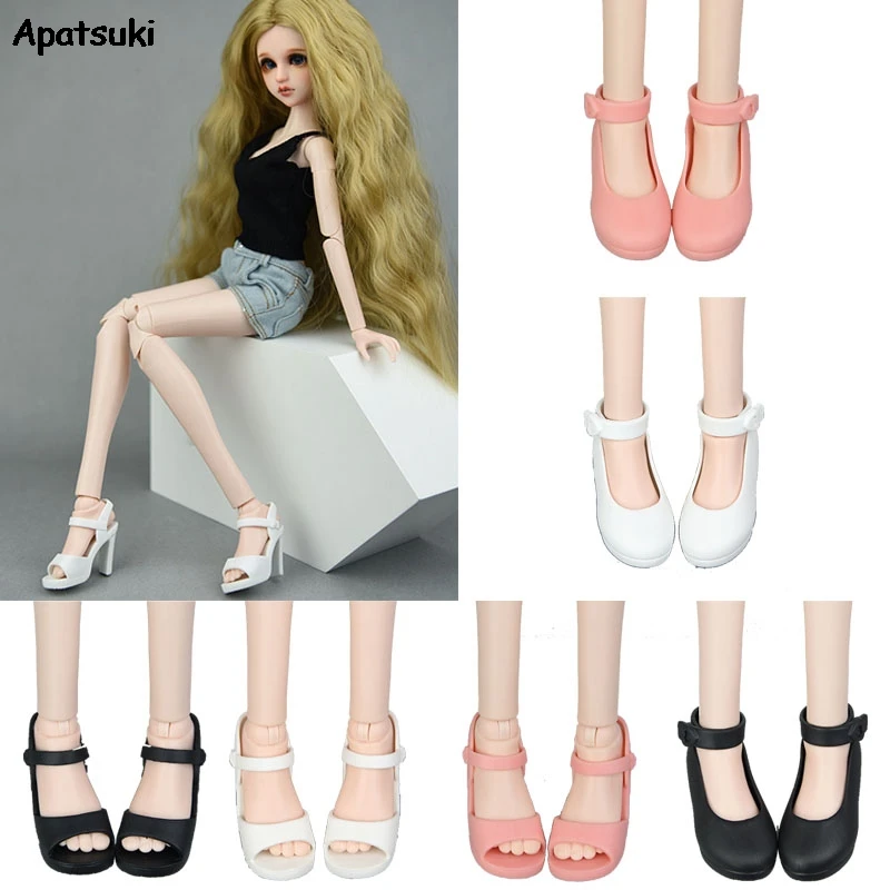 Doll Accessories for 1/4 BJD Doll Shoes For 1:4 Xinyi SD Doll 3 Colors High Heeled Sandals Dollhouse Playhouse Kids Toy Children