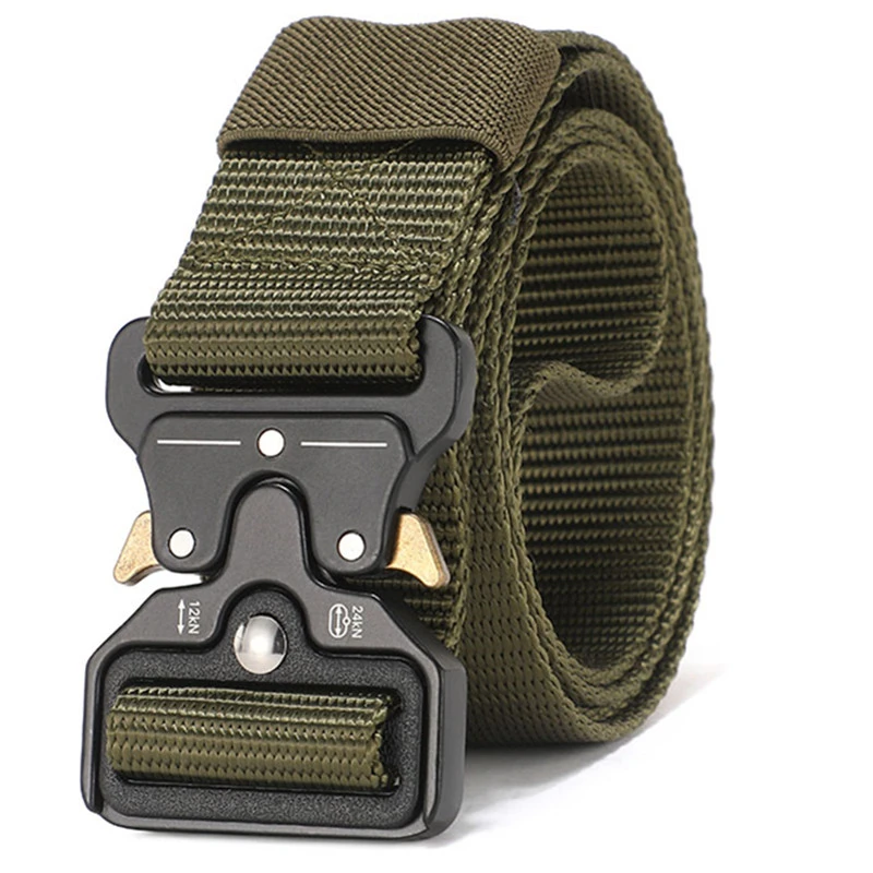 

Men's Belt Army Outdoor Hunting Tactical Multi Function Combat Survival High Quality Marine Corps Canvas for Nylon Male Luxury