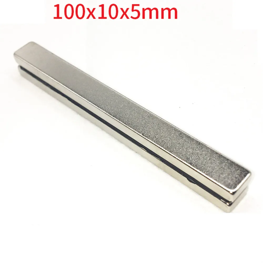 

1pcs N35 NdFeB Block Super Powerful Strong Permanent Magnetic imanes 100x10x5mm 100x10x3mm 100x10x10mm Neodymium Magnet