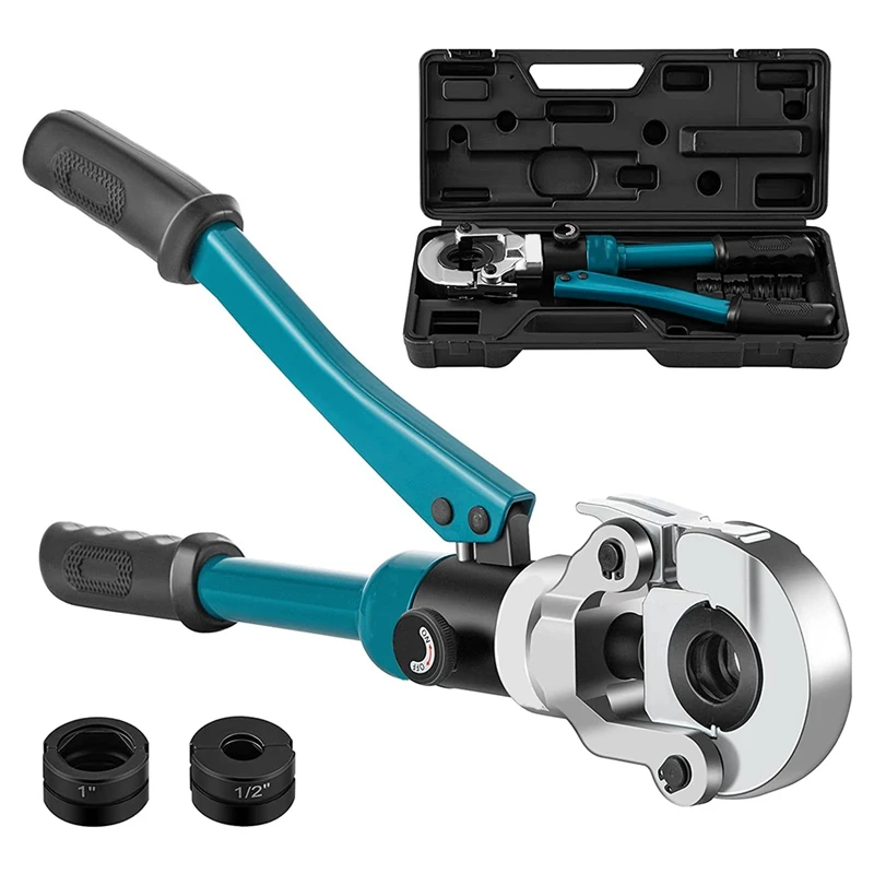 

Hydraulic Pipe Crimping Tool Copper Crimping Pliers with Jaws 1/2Inch 3/4Inch 1Inch Hydraulic Copper Tube for Plumbing