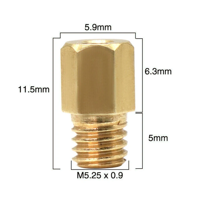 НОВЫЙ набор насадок для главных форсунок карбюратора 12 шт. подходит Mikuni VM TM TMX