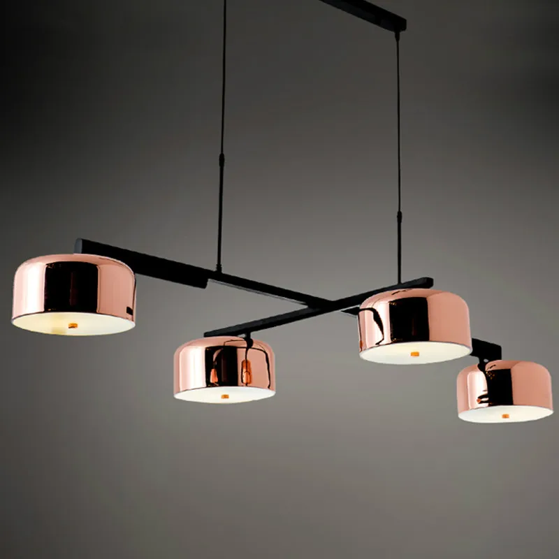 

Modern Dining Room Metal E27 Led Chandelier Rotatable Rose Gold Led Chandelier Lighting Lustre Indoor Lighting Lamparas Fixture