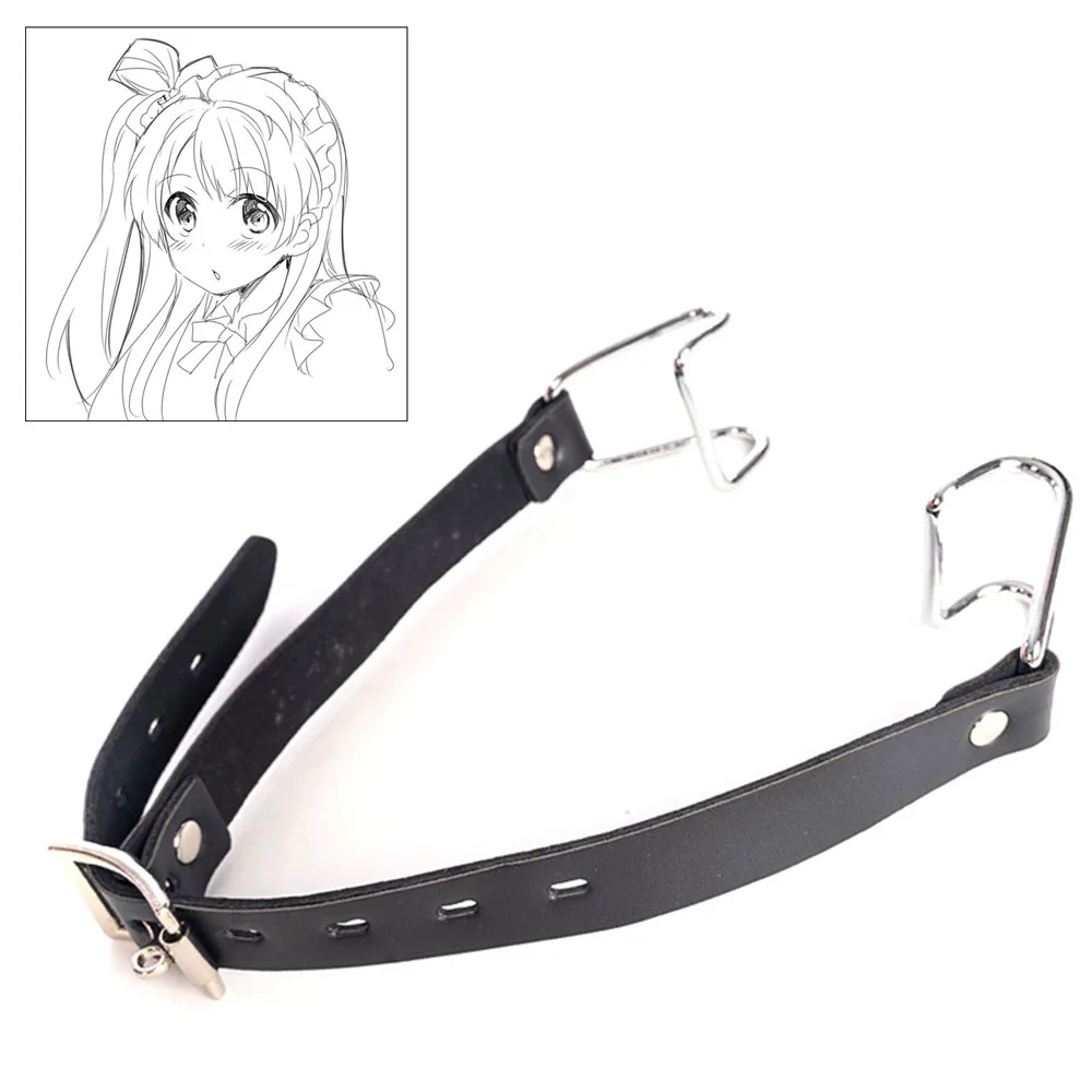 Портупея разбрасыватель кляп БДСМ открытое металлическое Крепление с крючком