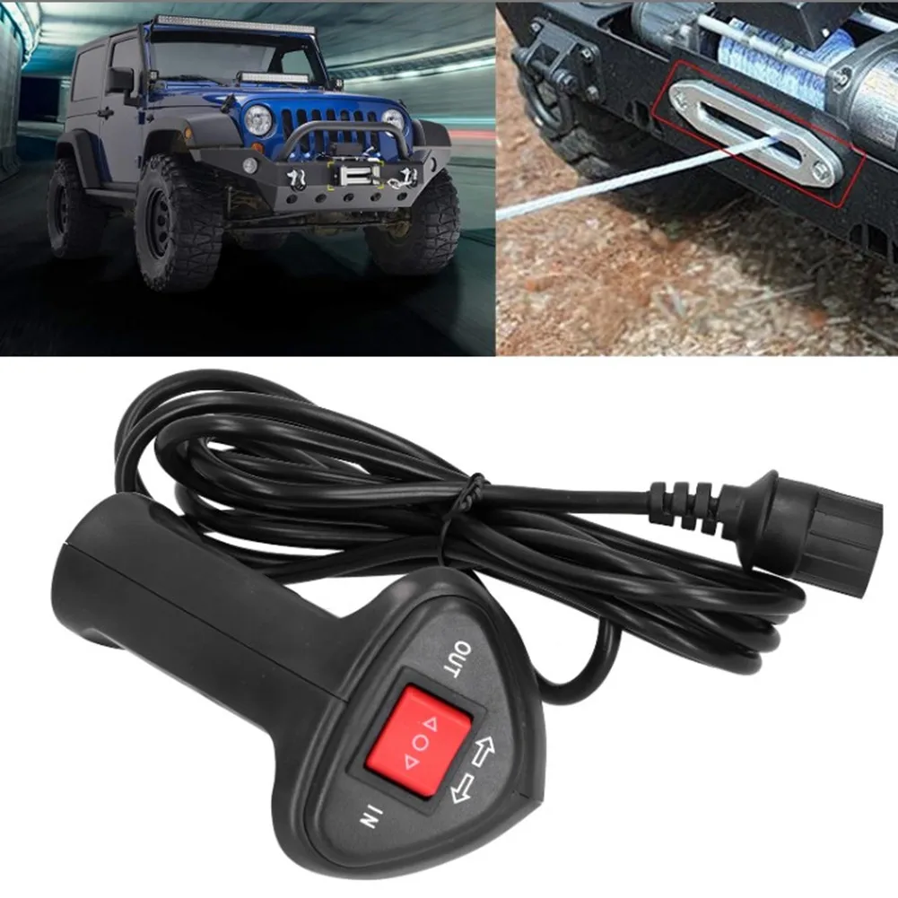 

Universal Electric Winch Remote Controller With 9.8ft Cable Car Off-Road Vehicle Car Off-road Vehicle Winch Controller Wireless