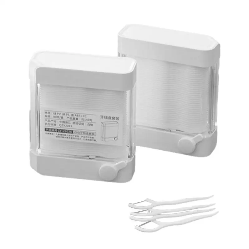 

Floss Dispenser Professional Automatic Dental Pick Dispenser Flossers Toothpicks Container Sealed Storage Case More Hygienic