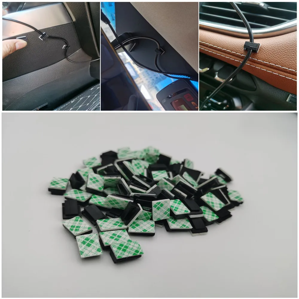 Автомобильный держатель кабеля фиксатор зажима для галстука KIA Rio k2 k3 K4 k5 KX3 KX5 Carens