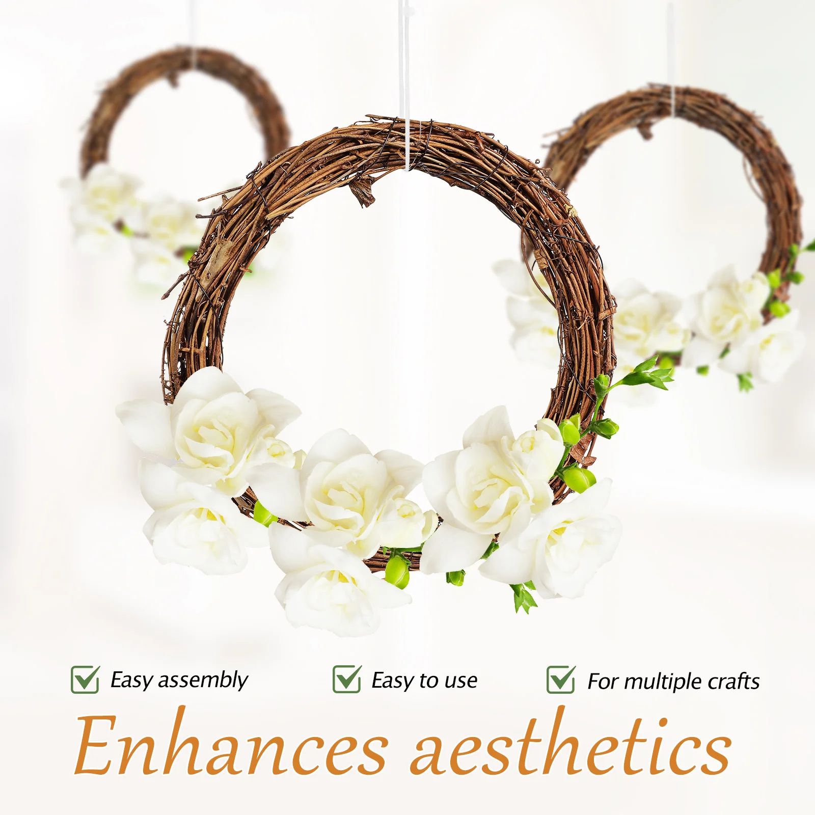 4 шт. венок ручной работы виноградная гирлянда виноградные венки для поделок