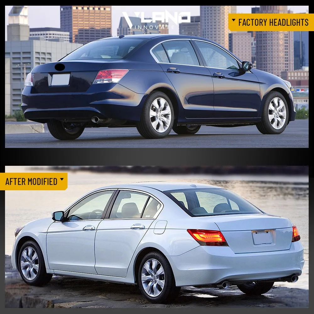 2 шт. красные светодиодные задние фонари с линзами для HONDA ACCORD для седана 2008-2012, всепогодные фонари и улучшение безопасности вашего автомобиля (art.: 3920d2ee8e0fa) - 3920d2ee8e0fa