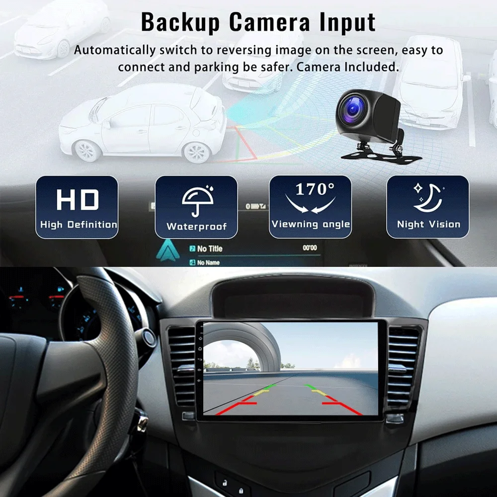 Фото Автомагнитола LJZN Android 16 для Chevrolet Cruze J300 2008-2014, видеоплеер, навигация, стерео, GPS, Android, без 2DIN, DVD, Wi-Fi №3