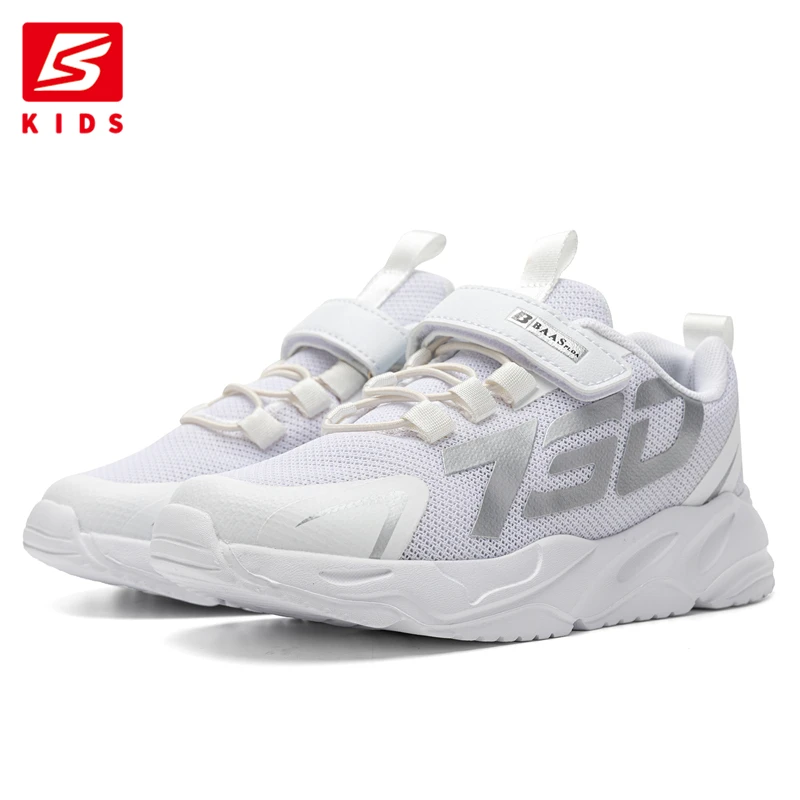 Baasploa Mesh Surface Breathable Children's Sports Walking Shoes School Running Shoes Outdoor Leisure Sports Children's Shoes