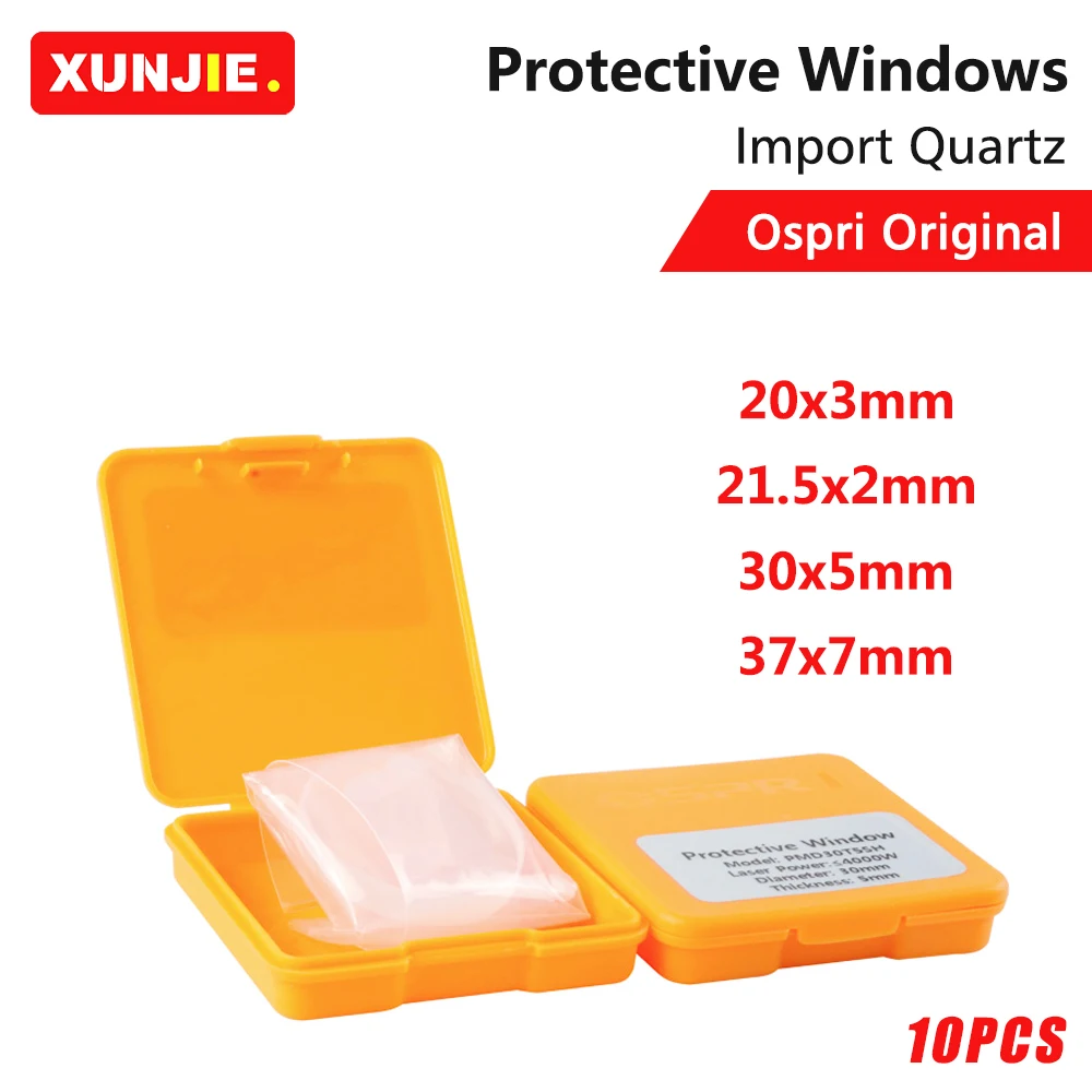 

10 шт./партия, оптические линзы для лазерной резки Ospri 20x 3/30 × 5/37 × 7 мм