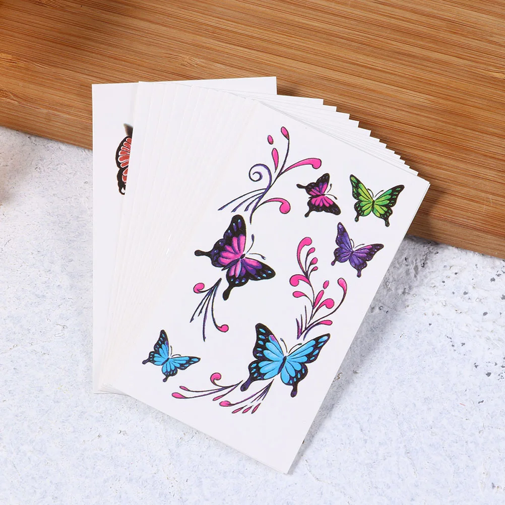 

50 Sheets Stickers Pattern Safe Stickers Body Stickers for