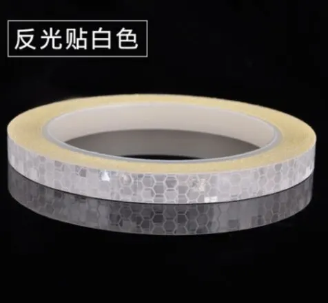 

Светоотражающая Флуоресцентная Велосипедная Лента 1 См X 8 М, Наклейки MTB, Светоотражающая Полоса Для Велосипедного Шлема