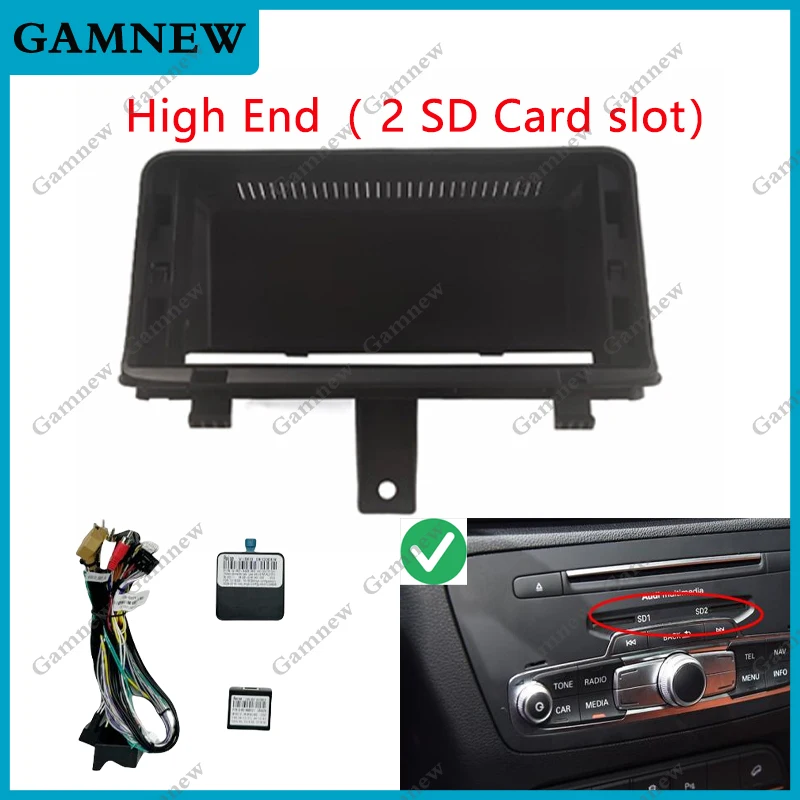 

12,3-дюймовый автомобильный рама, адаптер для фасции, коробка Canbus, декодер Android, комплект панели для приборной панели для Audi Q3 2012-2018