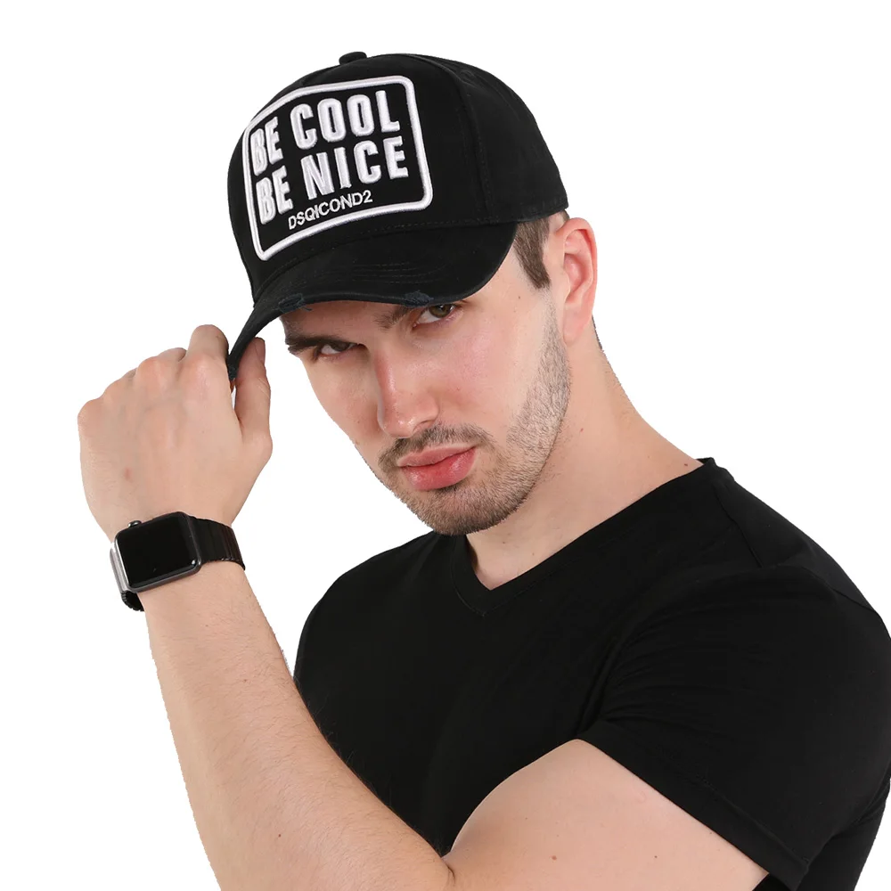 

DSQICOND2 ICON DSQ2 D2 Unisex CoupleMaple Leaves Baseball Tennis Cap Fashion Casual Sun Hat Boyfriend Gift