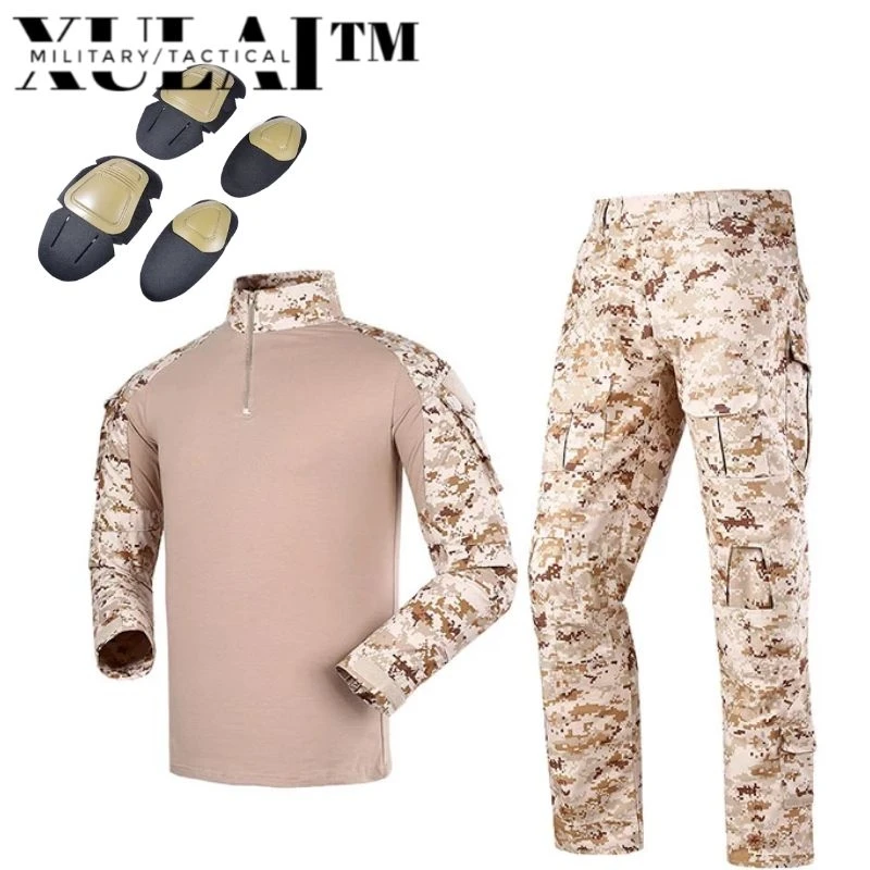 Tactical Suit Tactical Clothing Desert Digital Camouflage Suit  For Men