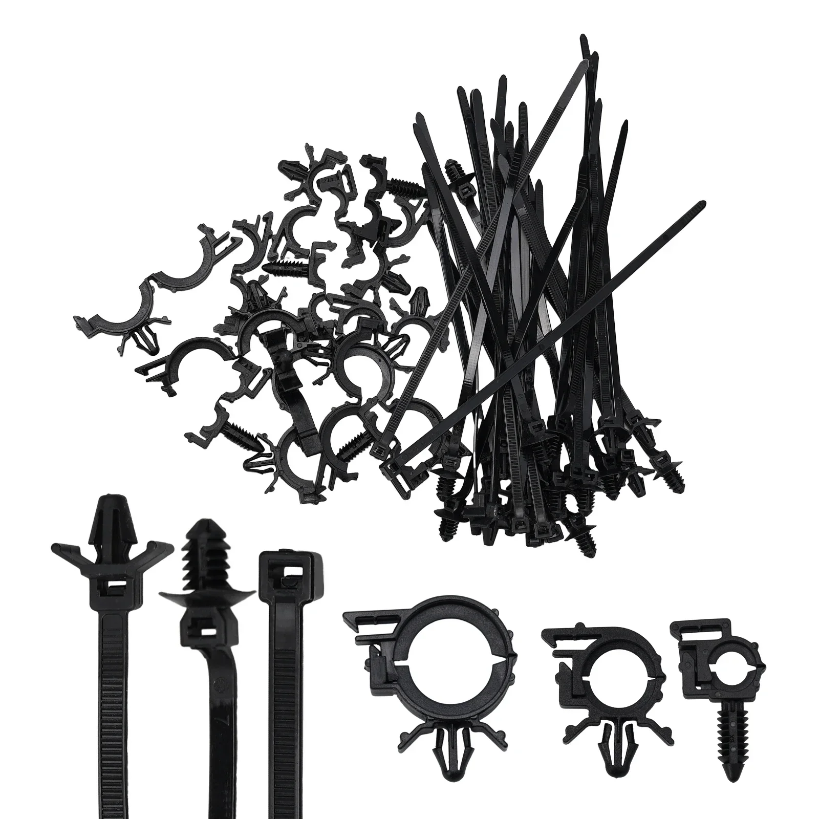 Майстерня прокладки кабелей Комплект кабельных стяжек Самоблокирующийся дизайн