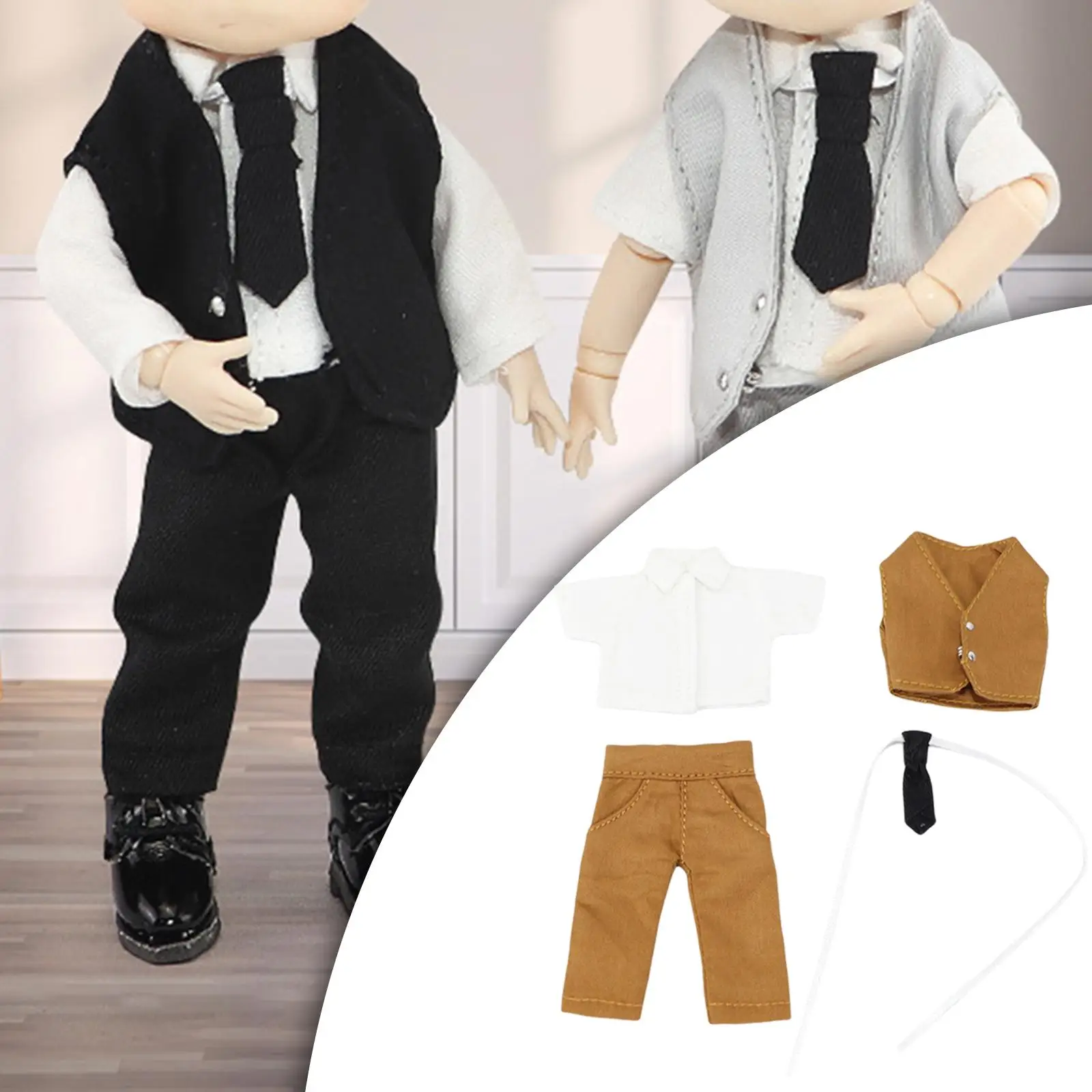 

Ob11 BJD кукольная одежда и аксессуары-1/12 платье Модная кукольная одежда,