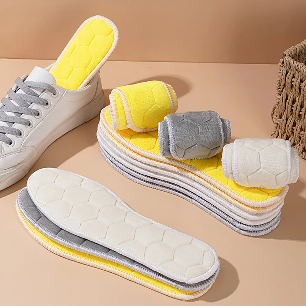 

Плюшевые Теплая стелька для обуви, утолщенные зимние ботинки, подошва обуви, термовставка, зимние спортивные стельки для бега, мужские и жен...
