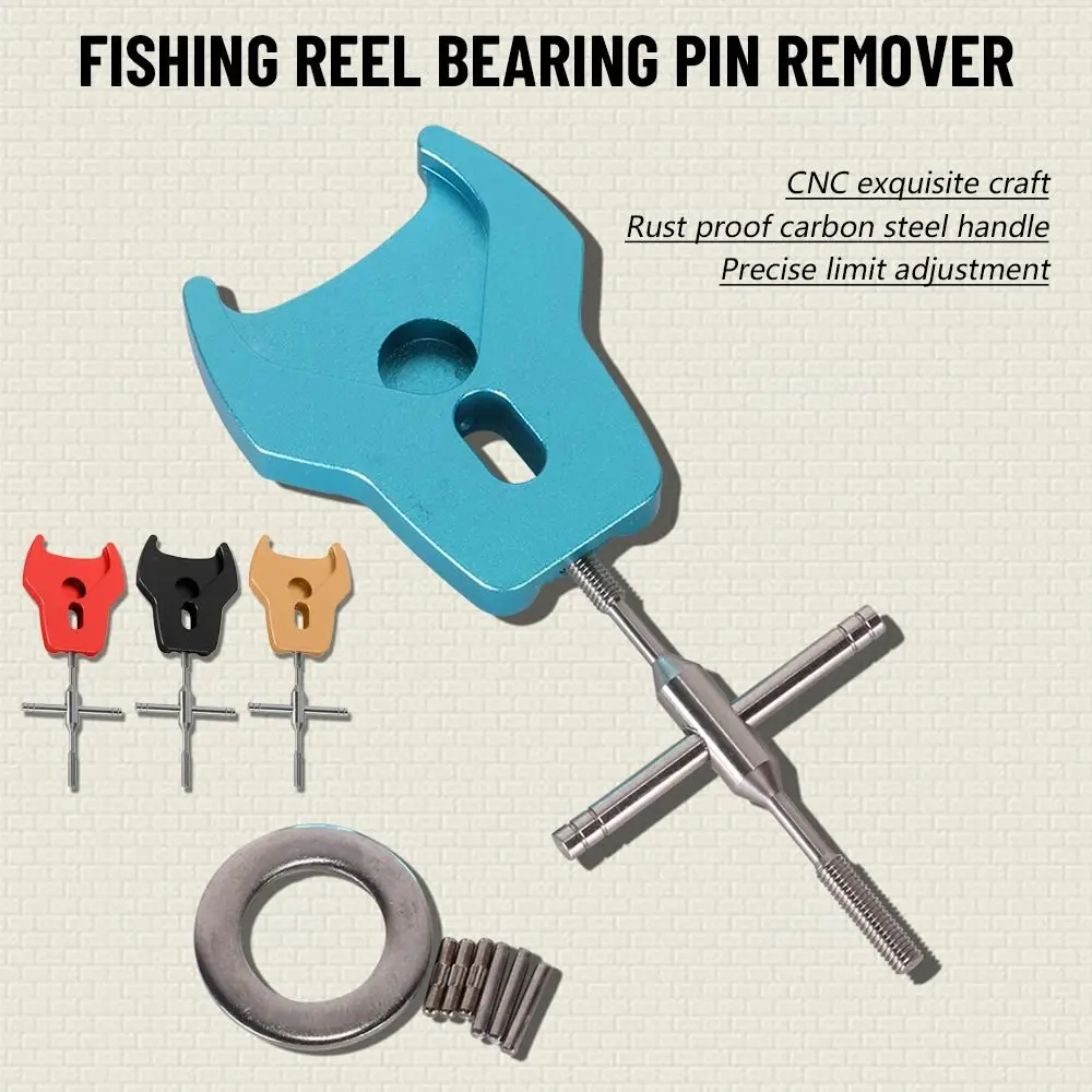 

Baitcasting Fishing Reel Bearing Pin Aluminium Alloy Remover Fishing Reel Maintenance Repair Tools Spool Pin Puller For Fishing