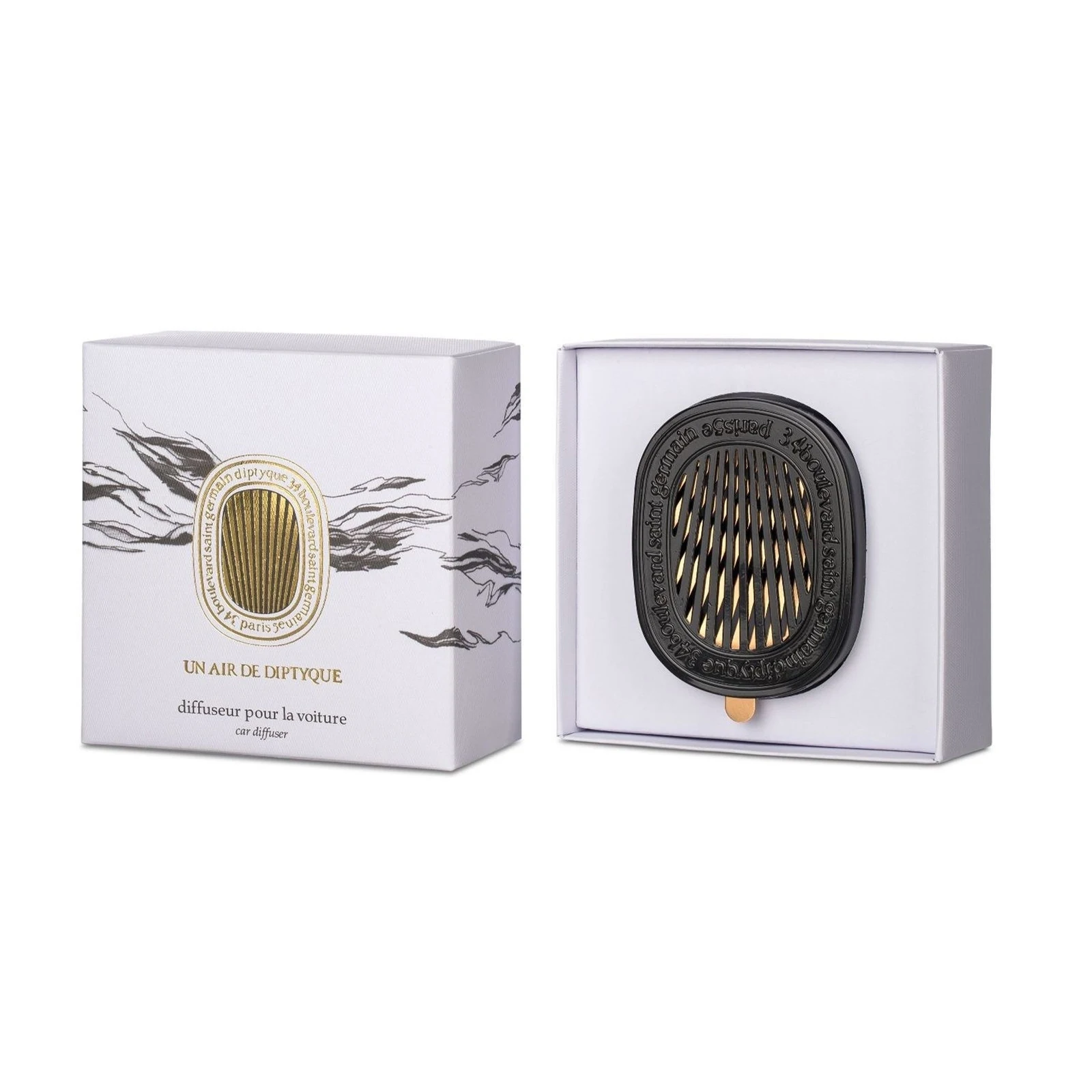 

High Quality Car Fragrance Diffuser With Baies 34 Figuier Roses Fleur D'oranger Insert Car Perfume Pendant Scent Natural Taste