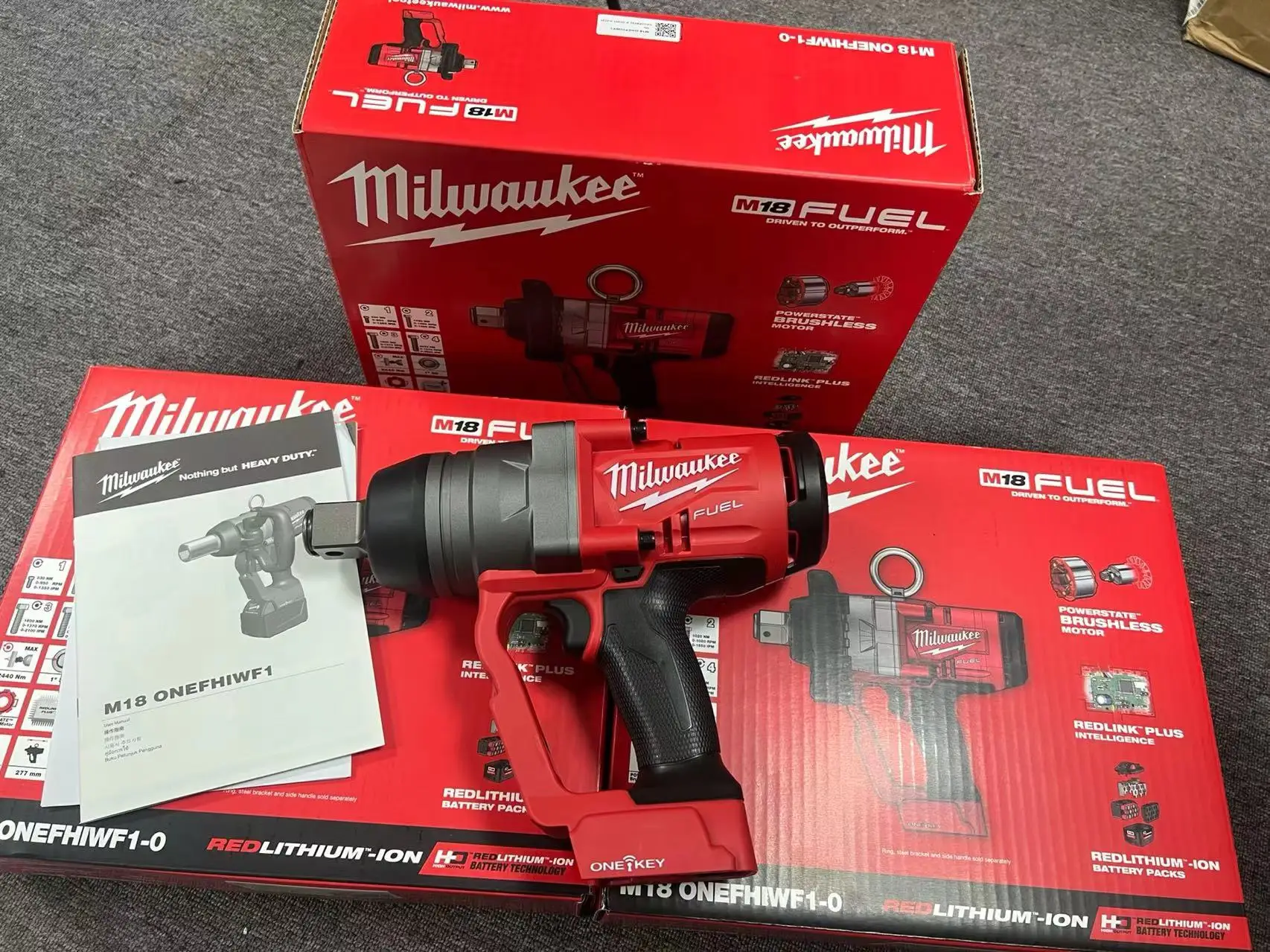 

Milwaukee 2867-20/ONEFHIWF1 M18 FUEL 18V 1 Inch High Torque Impact Wrench - Bare Tool.ONLY TOOL.NEW