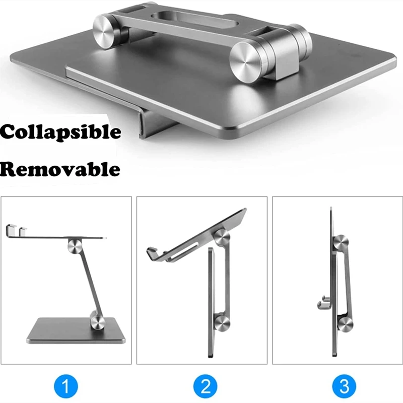 Aluminum Tablet Stand Adjustable Metal Foldable Portable Display Phone Holder For Ipad Air Pro 11 12.9 Desk Support Accessories |