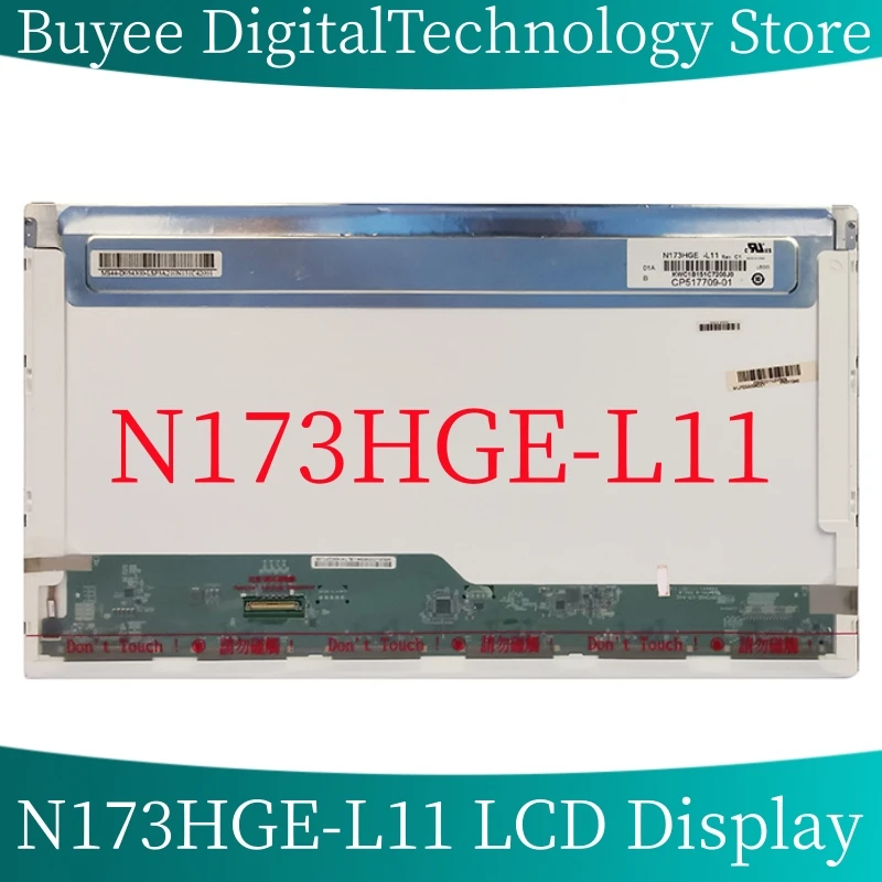 Панель ЖК-экрана для ноутбука 17,3 дюйма N173HGE-L11 N173H6-L01, B173HW02 V0 B173HW02 V.1 1920*1080, 40pin, замена дисплея