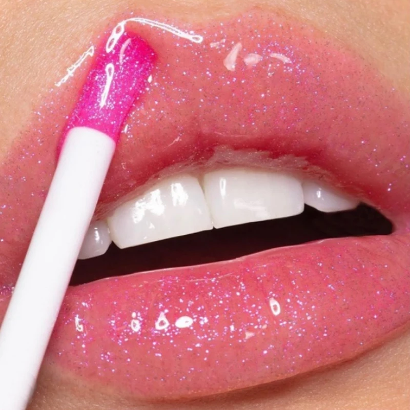 

Transparent Moisturizing Glitter Lip Gloss Long Lasting Jelly Liquid Lipsticks Makeup Mirror Water Glass Lips Tint Oil Cosmetic