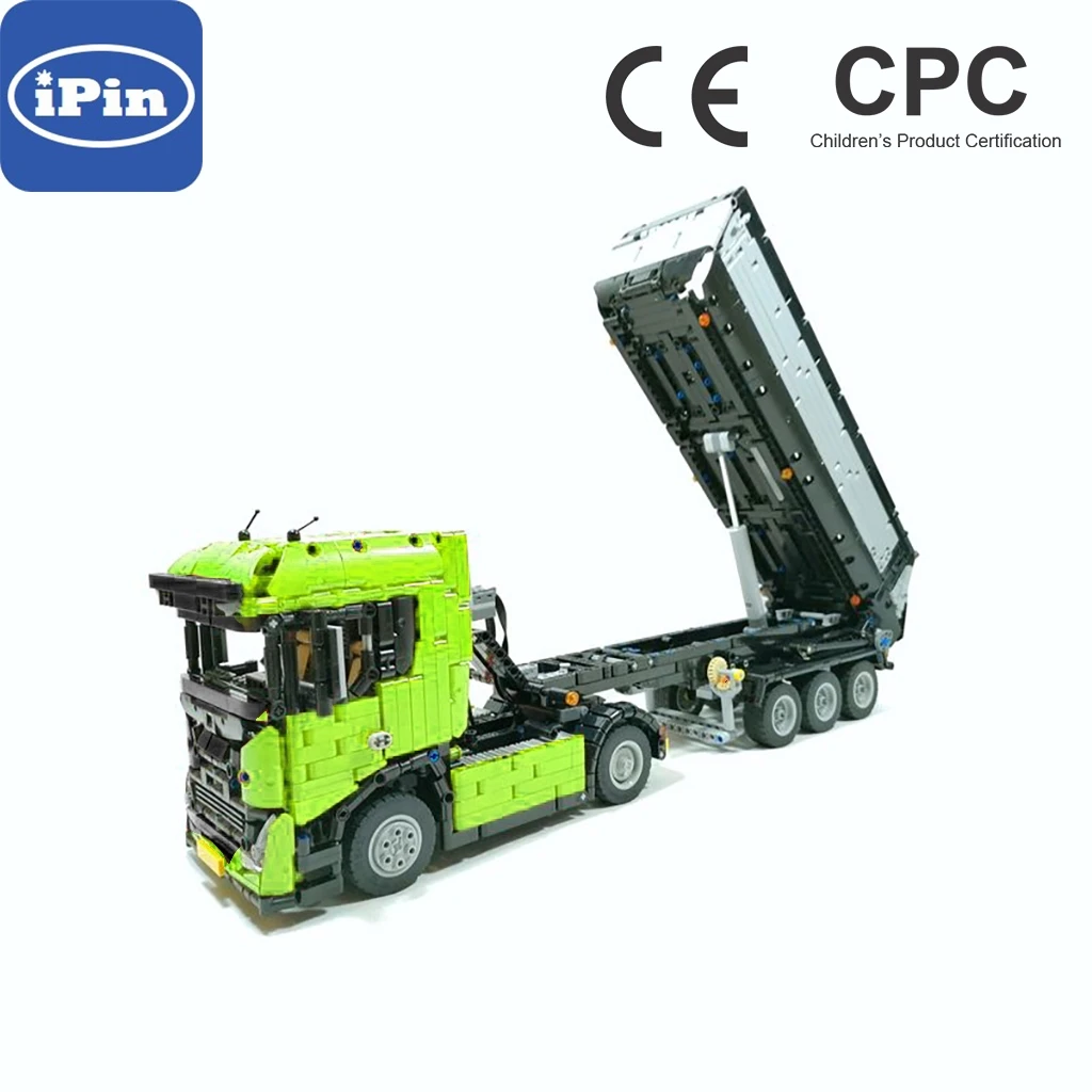 

Moc-39430 American heavy truck dump truck with carriage Boy Gift technology accessories difficult to splice
