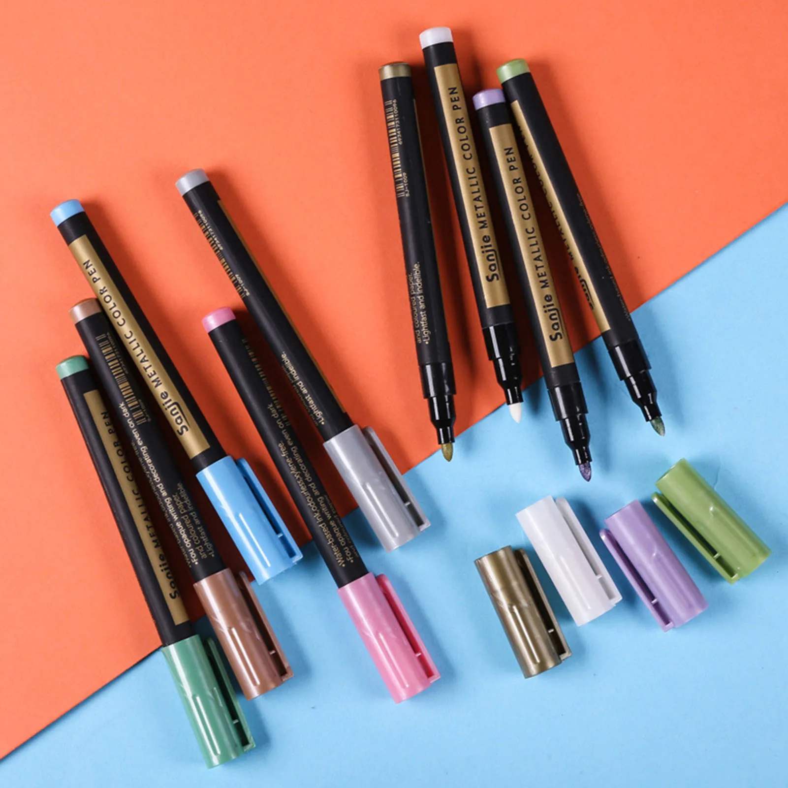 

Ручка-маркер на водной основе, 10 цветов