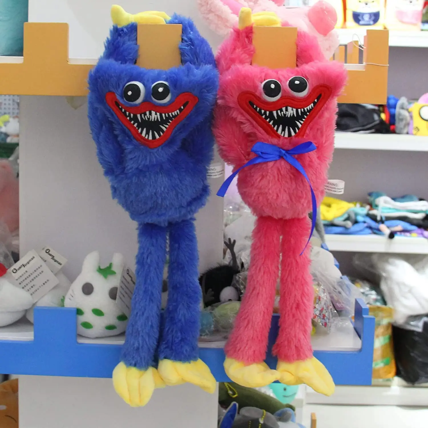 

40CM Black Hague Vagi Plush Toy Scary Huggy Wuggy Stuffed Doll Poppy Playtime Children Boy Birthday Christmas Gift Plushies Toy