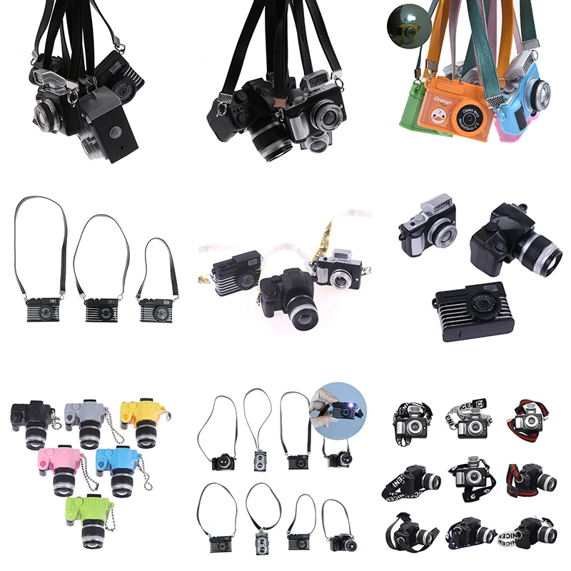 

Dollhouse Miniature Camera Mini Simulation Digital Cameras for Doll Accessories Kids Birthday Gift Dolls House Decor Accessories