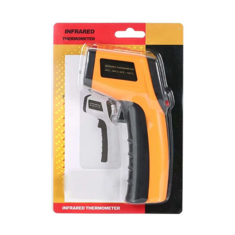 

Temperature-Gun Non-Contact Digital Thermometer -58℉~752℉(-50℃~400℃) Handheld Industrial Pyrometer